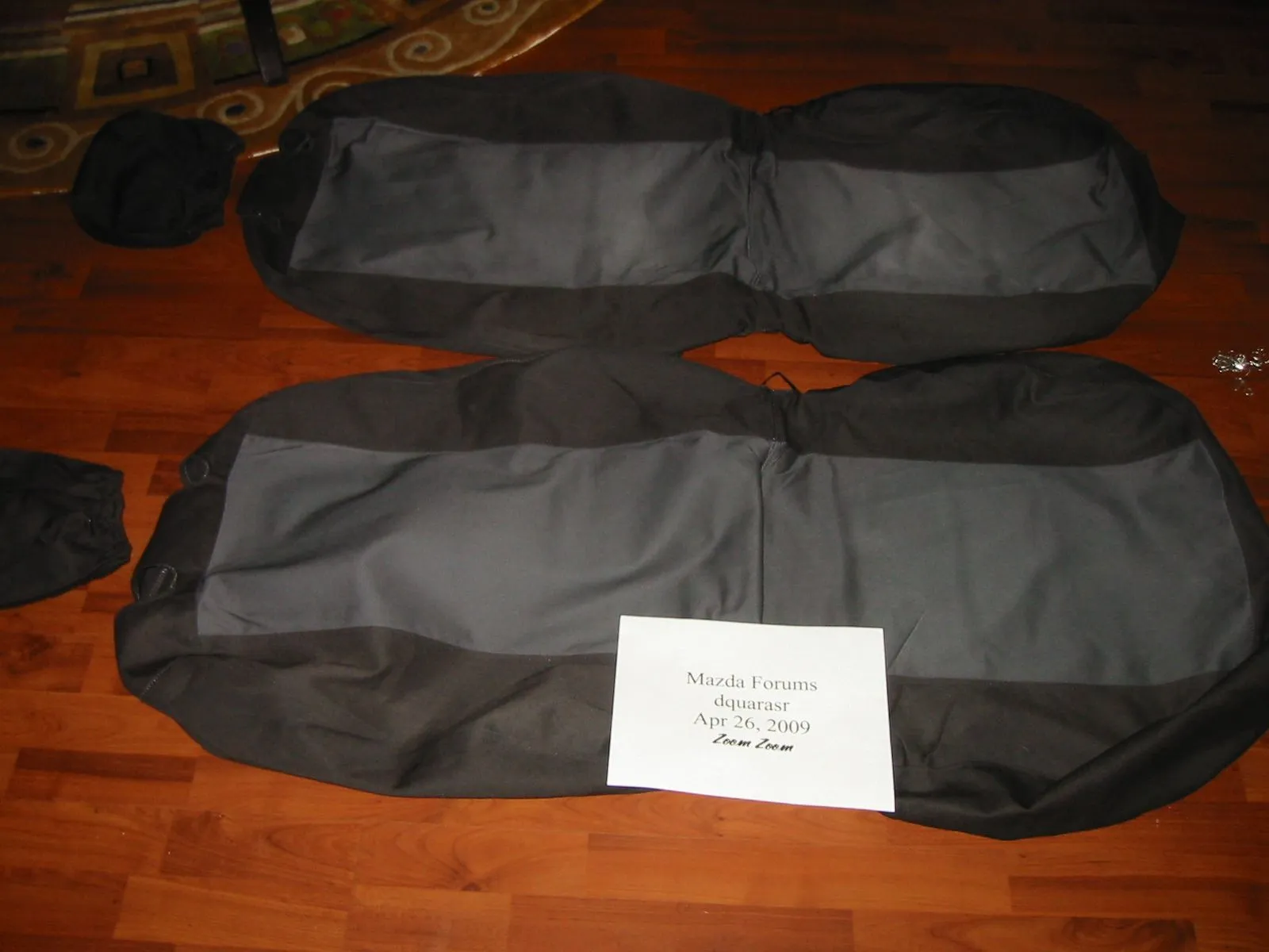 FREE!!!  Mazda6 black slip-on front seat covers and 2003 Mazda6 shop manual