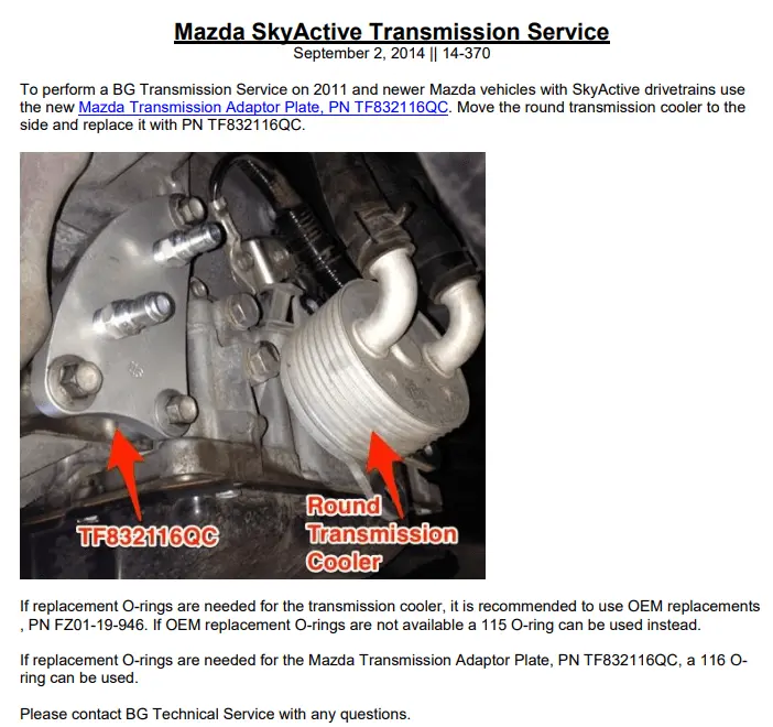2016.5 CX5 Transmission fluid change questions Mazdas247