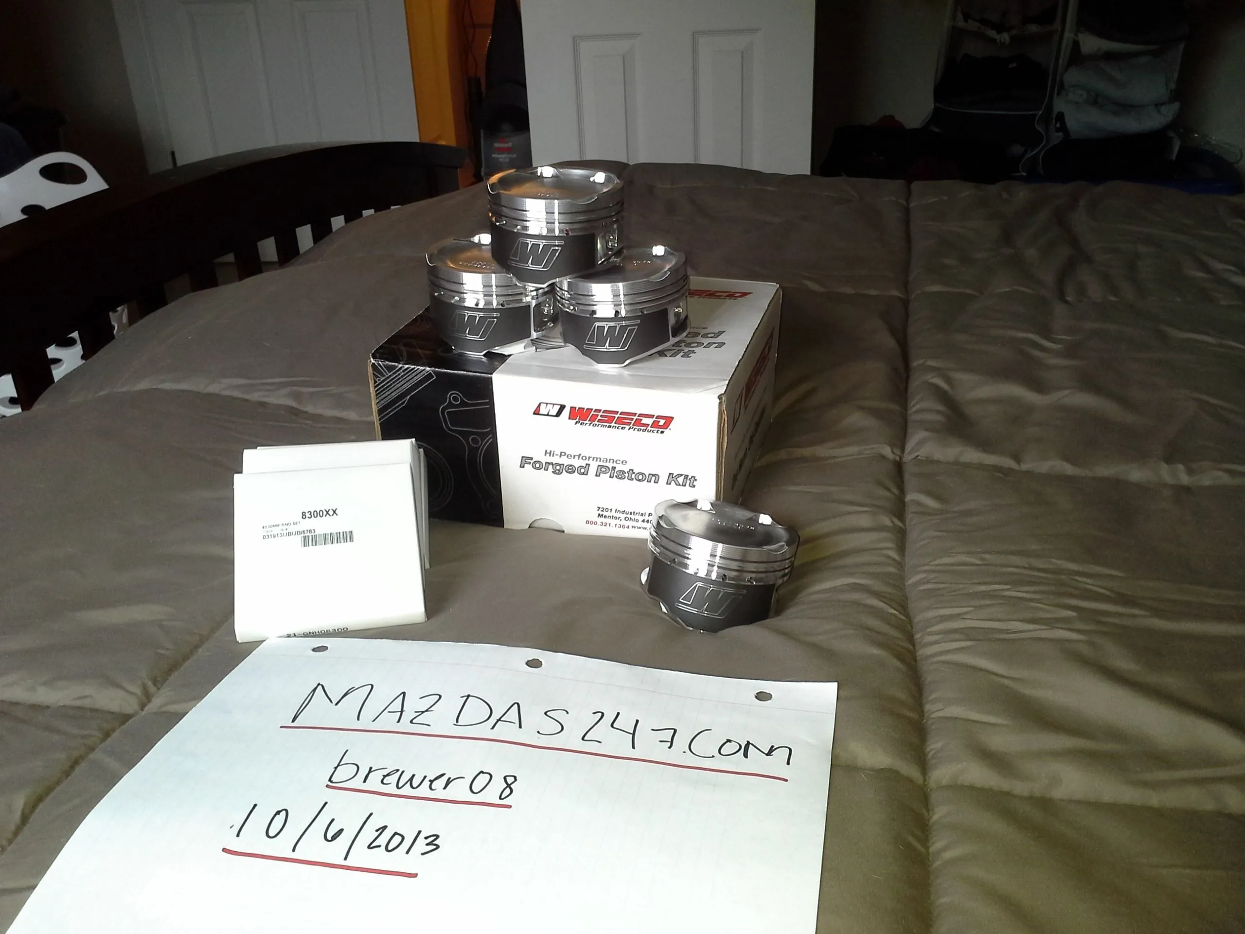 Wiseco forged pistons