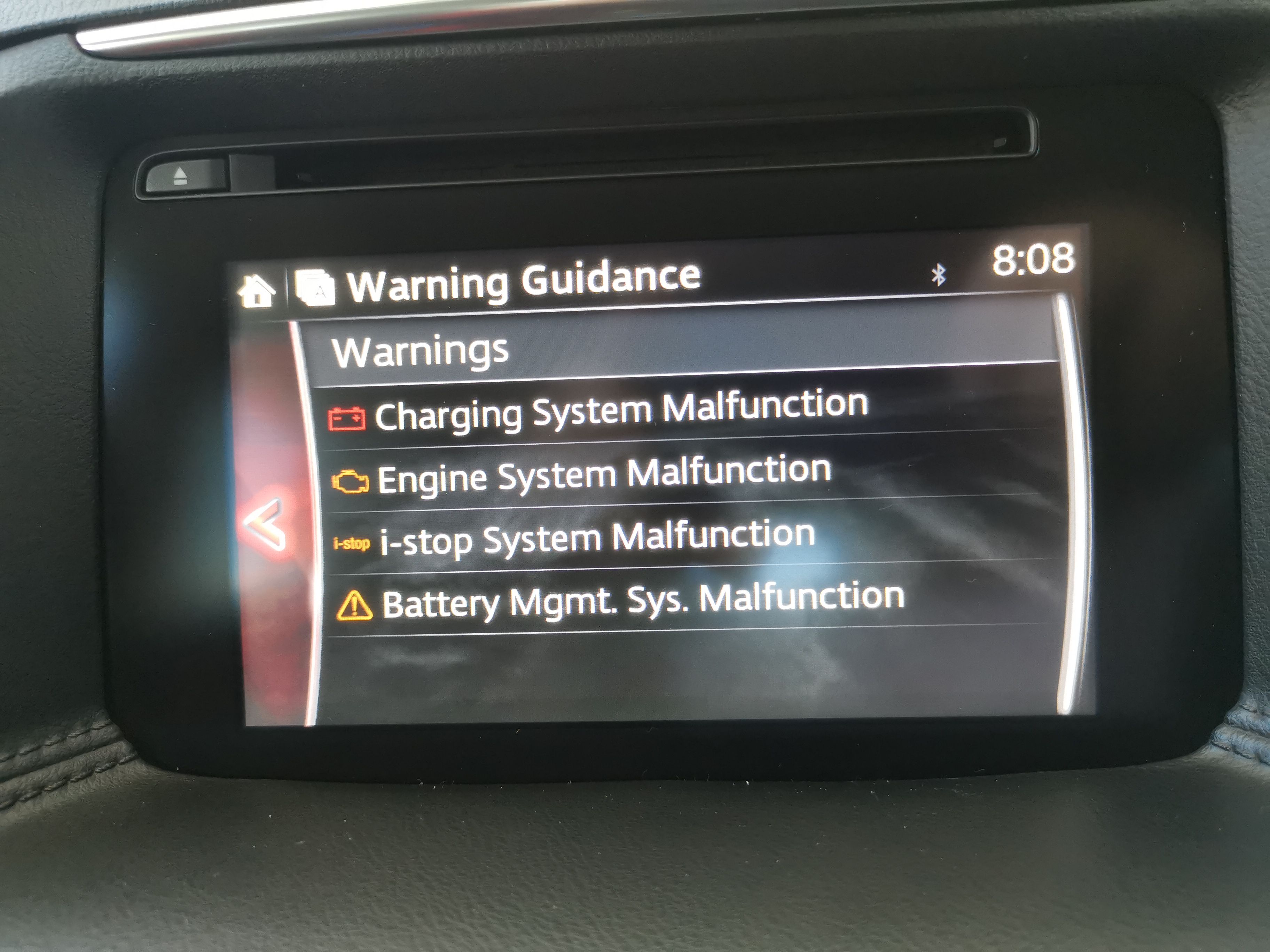 Warning signs after battery replacement | Mazdas247