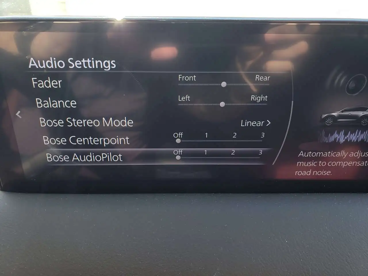 2023 CX-5 Turbo Bose Settings | Mazdas247