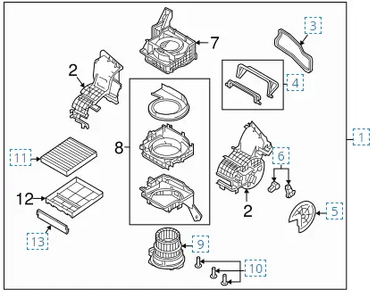 Cabin Filter Case Part.webp