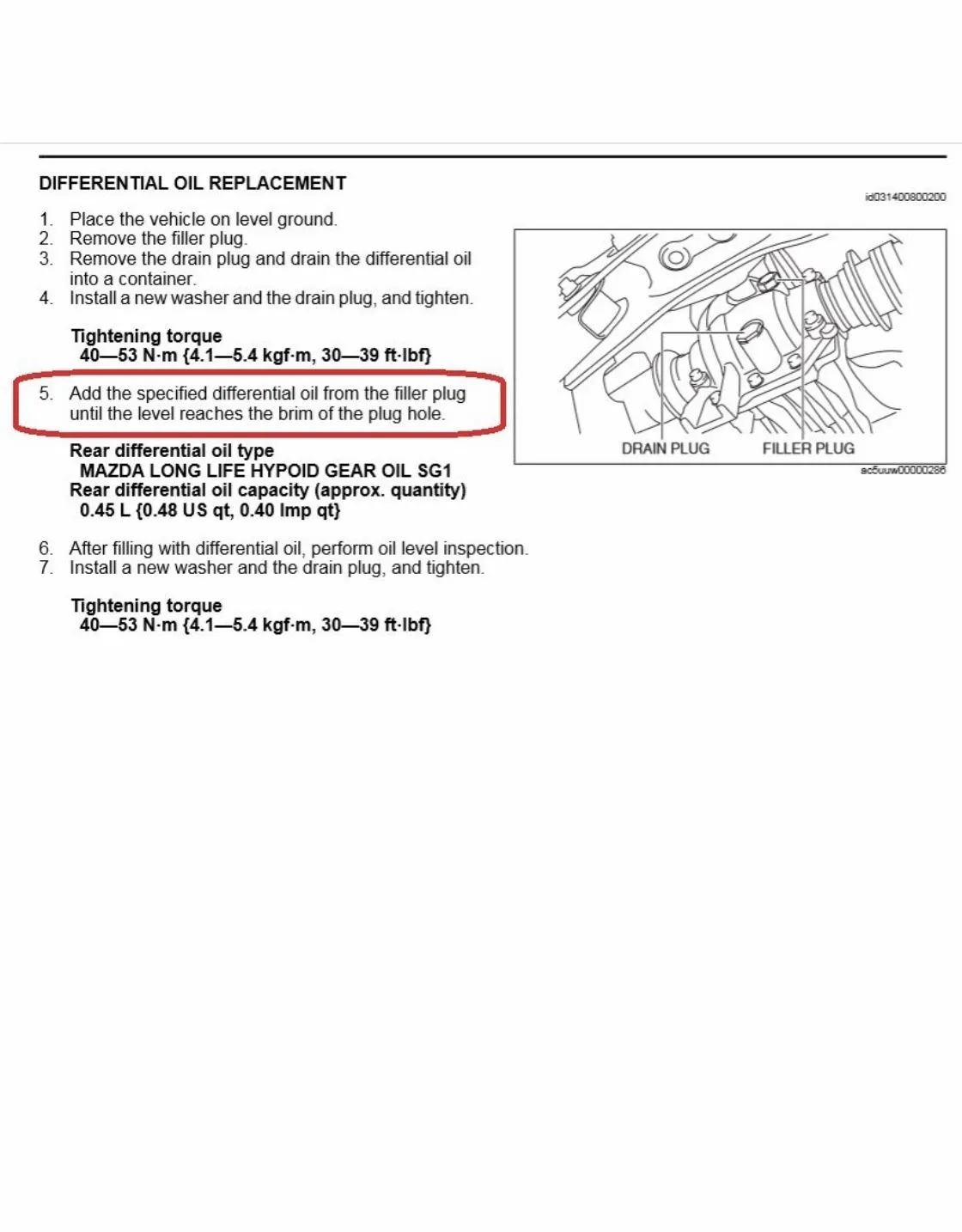 2016 CX5 Transfer Case + differential oil change Mazdas247