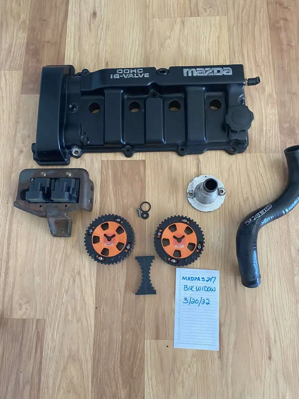 Mazda Protege Parts: Cam Gears, VC and couple more things