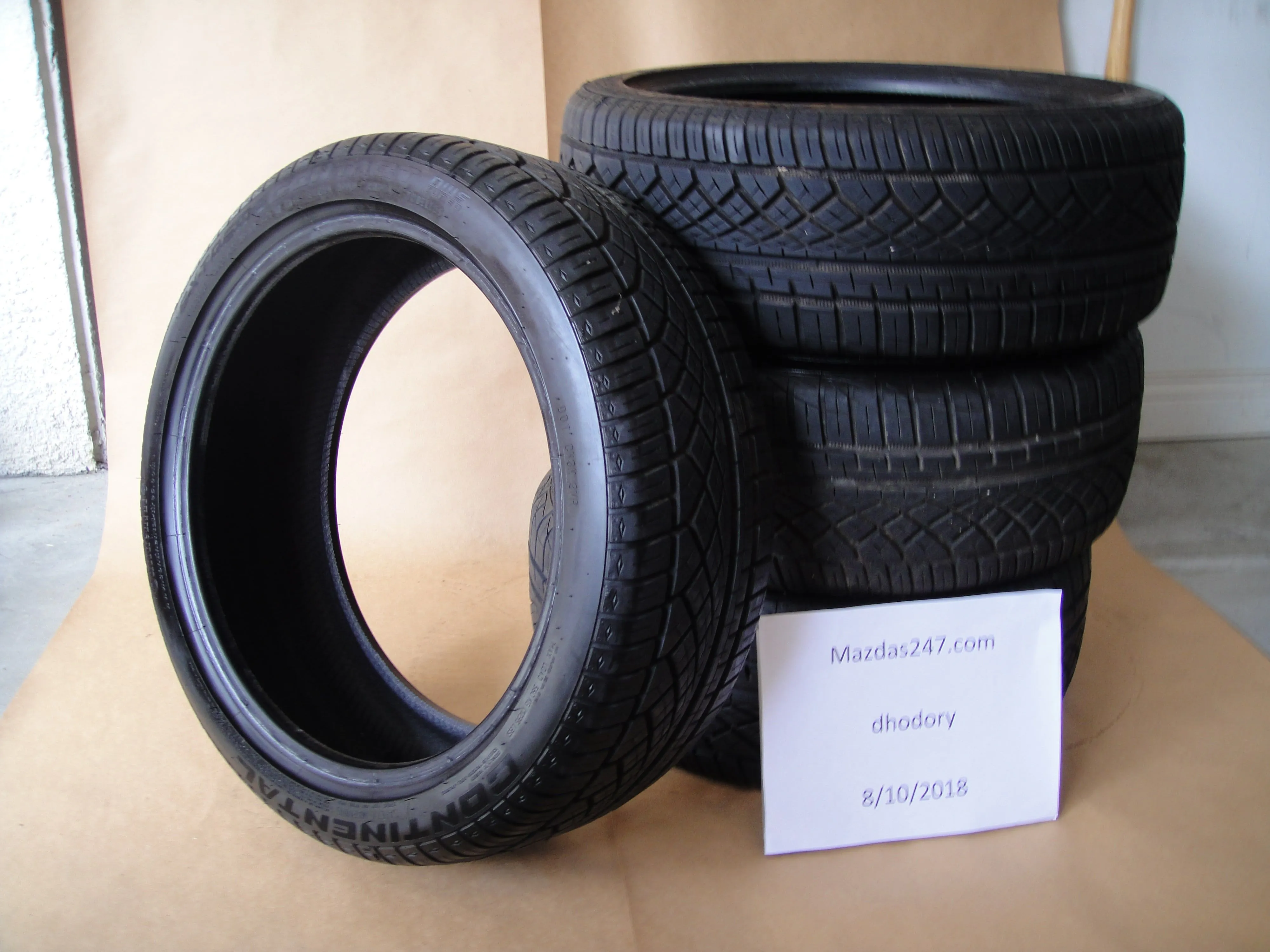 Continental Extreme Contact DWS 205/40/ZR17 (qty4)
