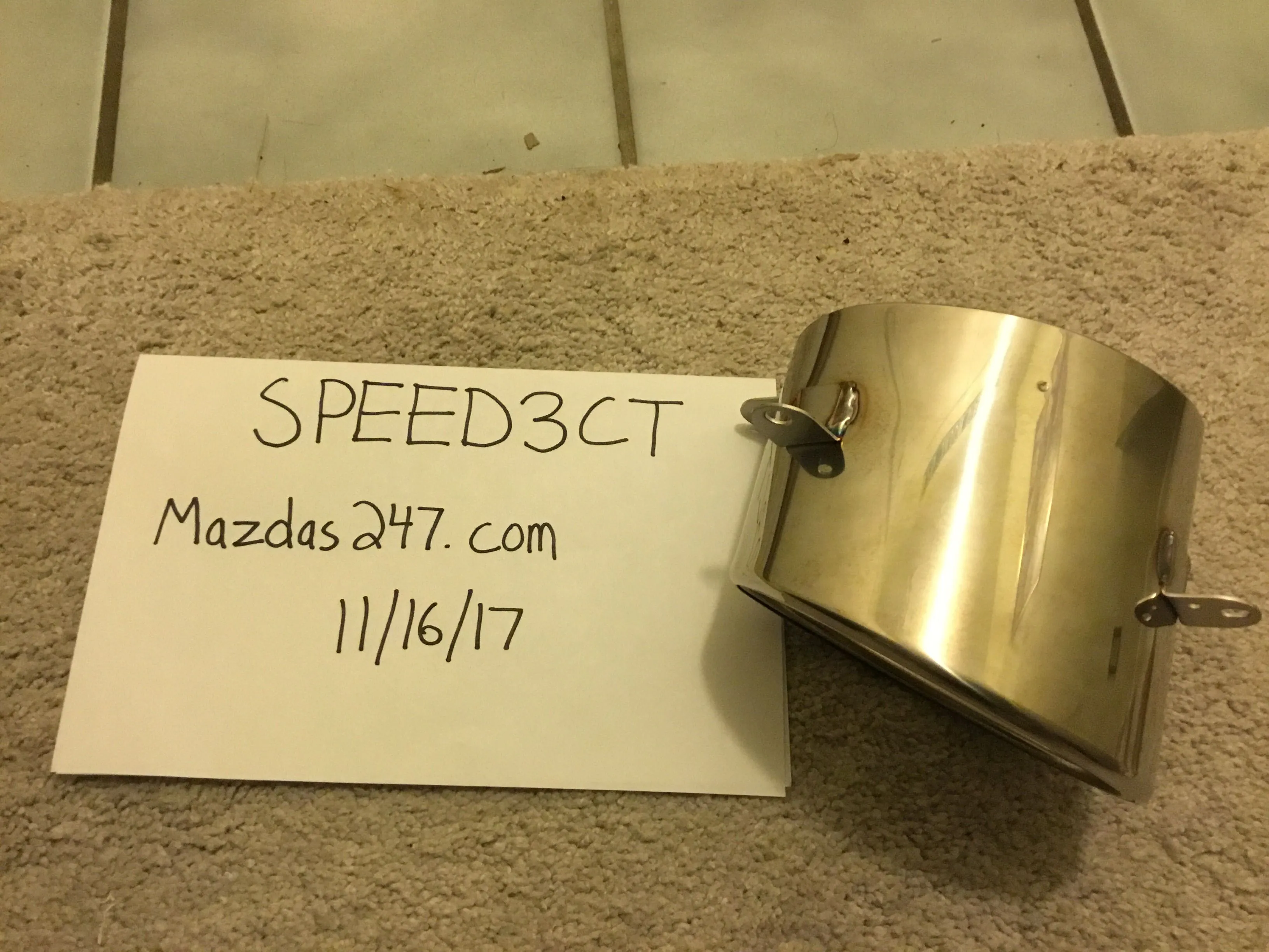 FS: New Mazdaspeed6 Drivers Side Exhaust Trim Ring