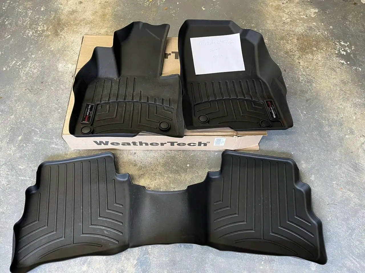 2017-2022 CX5 Weather Tech Laser Measured floor liners