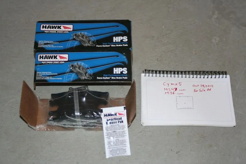 FS: Hawk HPS Rear Brake Pads New in Box Mazda3 Mazdaspeed3