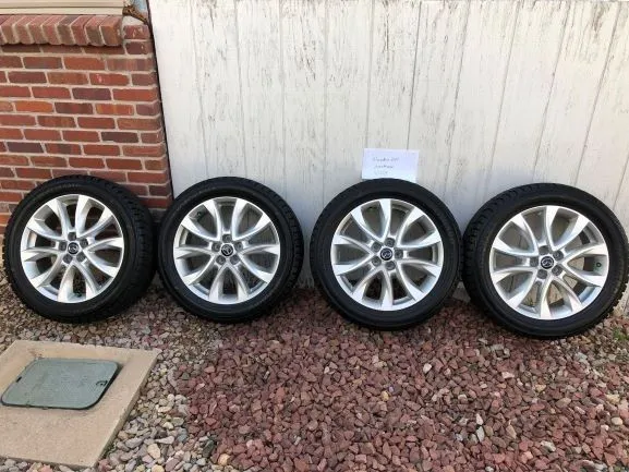 OEM 2014 CX-5 19" wheels and snow tires