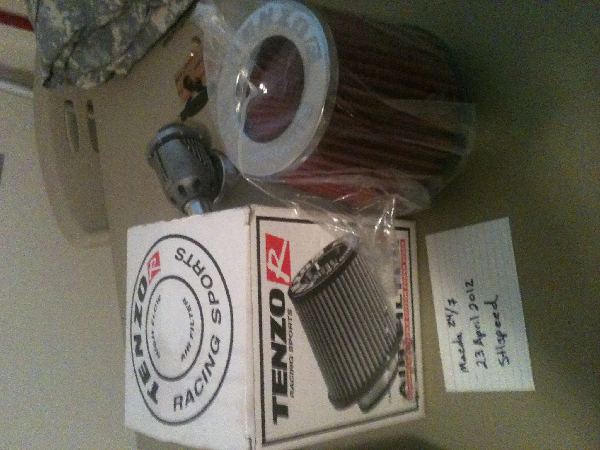 Tenzo R  intake filter.