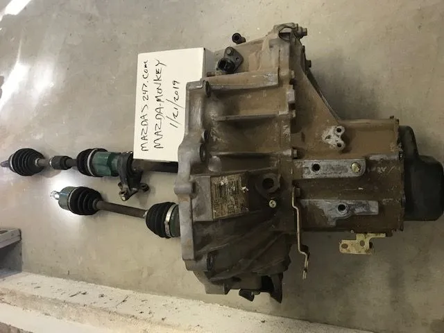 Protege F type 5 speed transmission & axles used