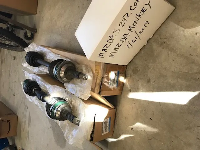 F type viscous limited slip diff & 4.3 transmission shaft, axles NEW