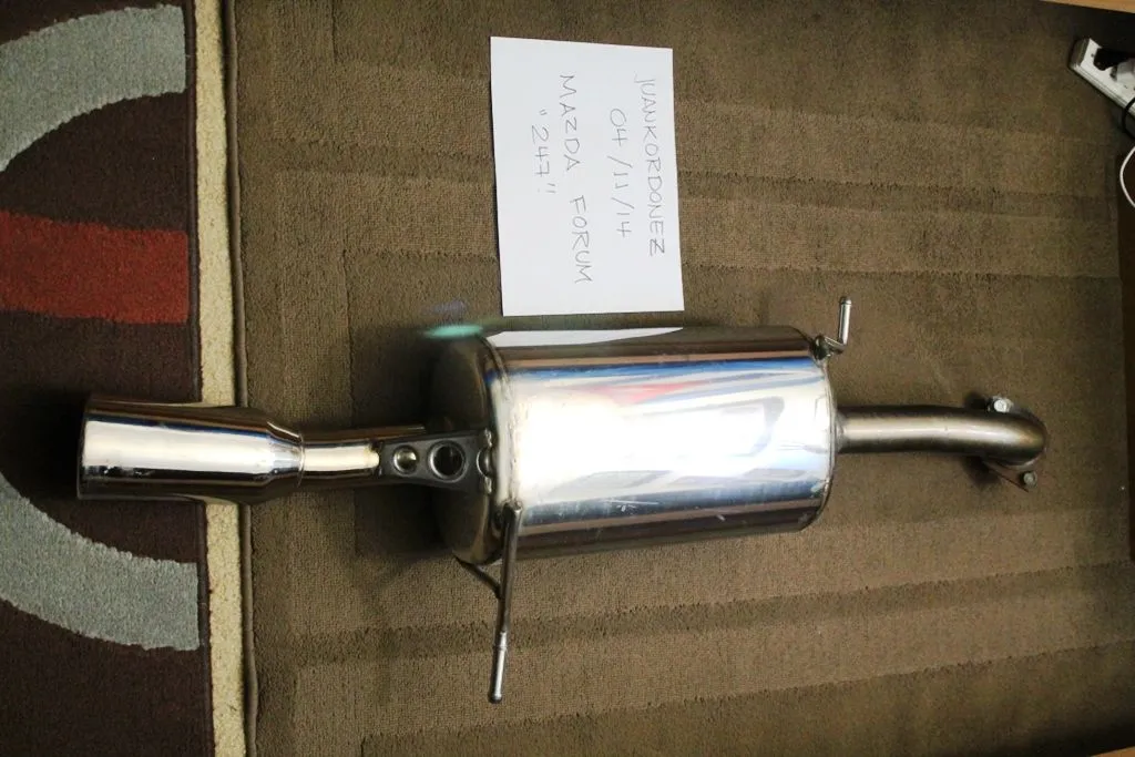 RACING BEAT MAZDASPEED Axleback muffler