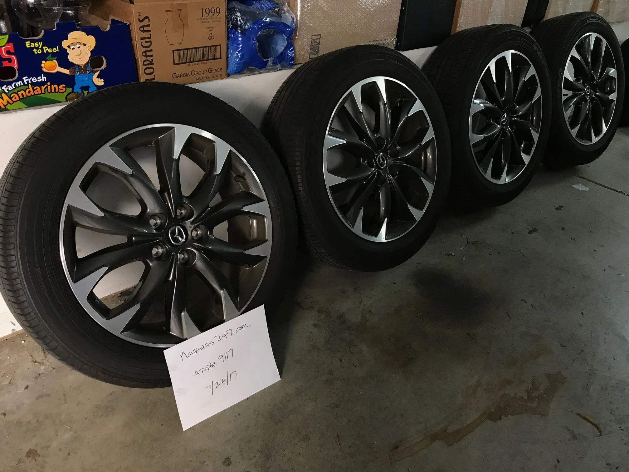 2016.5 CX-5 19" GT Wheels + Tires (Set of 4)
