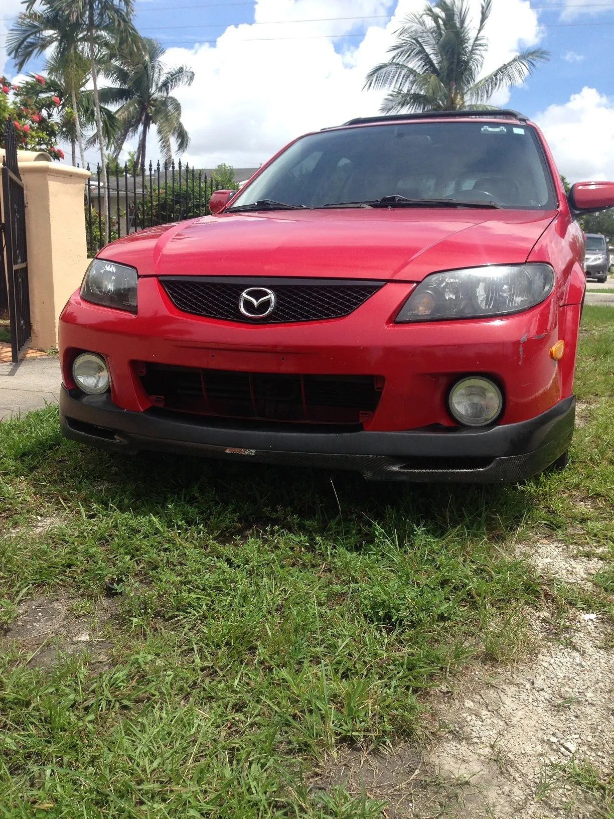 DG Motorsport Carbon Fiber Front Lip for Protege5