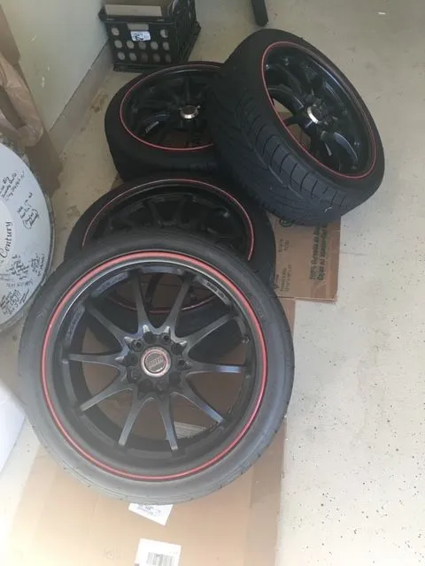 Volk CE28N Time Attack 18' wheels and tires $1100