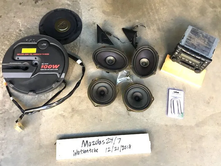 Mazda Protege5 Parts: OEM Stereo System