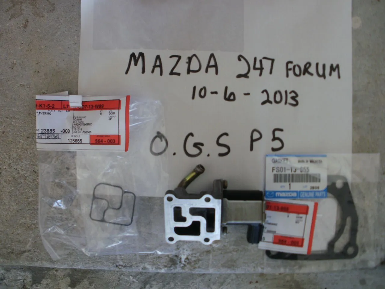 FS  I.A.C valve with gaskets