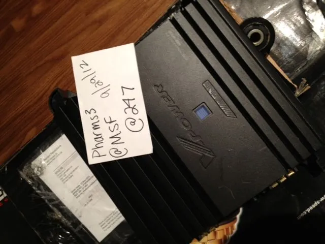 OEM MS3 Wheels, Alpine subwoofer, amp