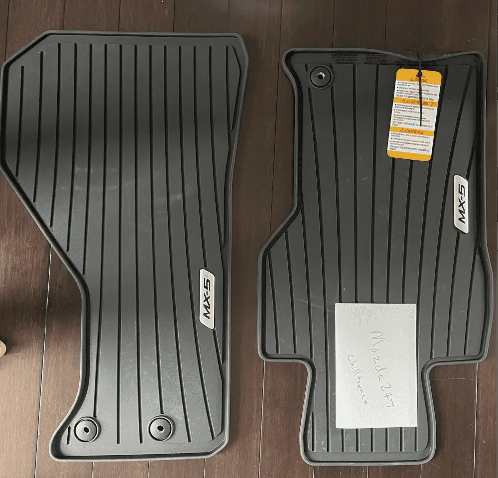 New 2021 MX-5 OEM All Weather Floor Mats