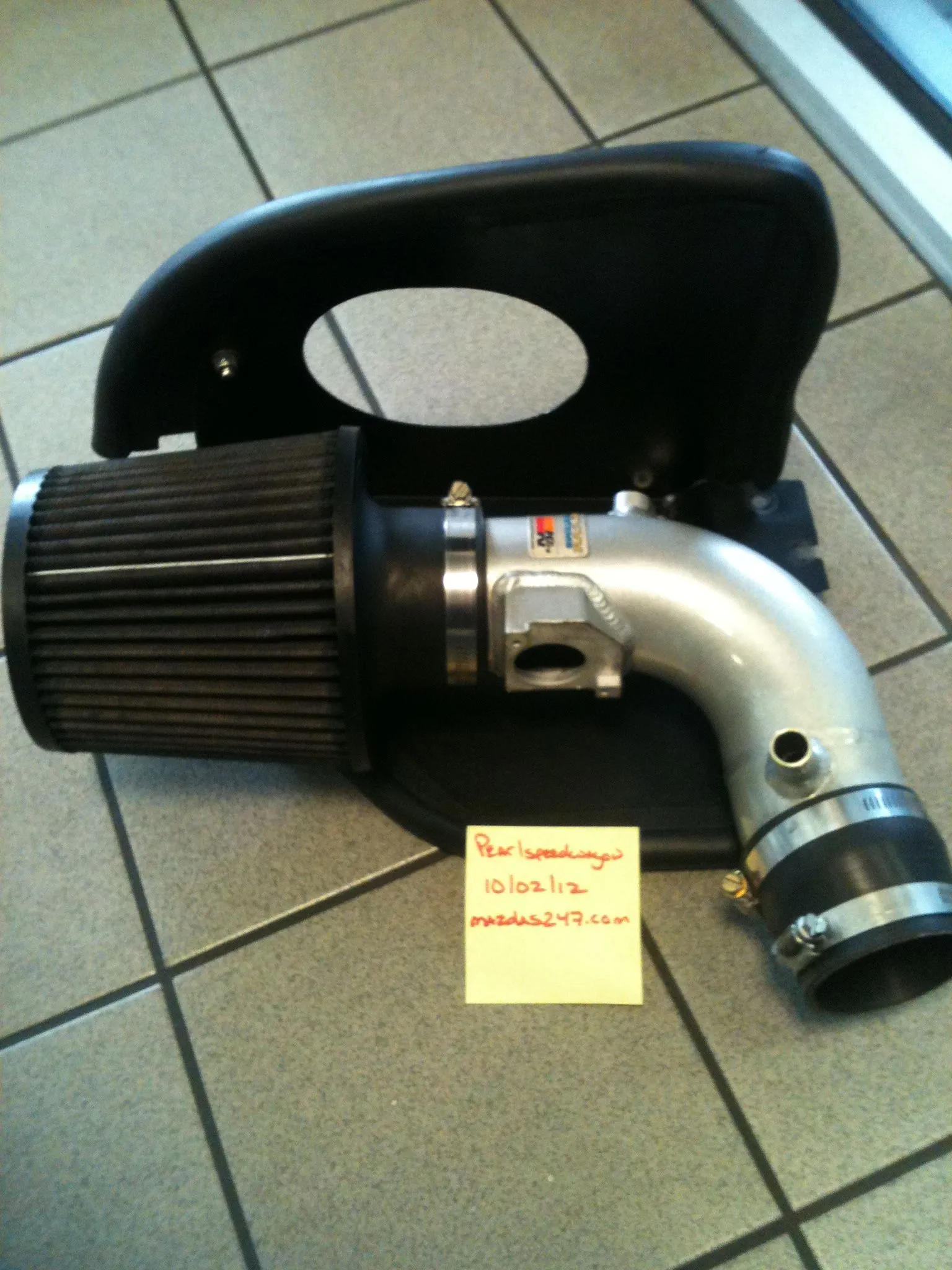 USED K&N SRI INTAKE WITH SHIELD for $100.00!!!!!!!!!