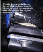 P5 Rear Engine Support Bracket DIY Rubber Vibration Dampner Installed.webp