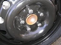 Steel wheel installed.webp