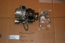 GT3071R Turbo and feed line.webp