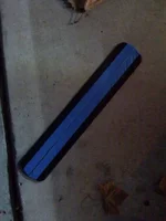 dead pedal taped together not sawed in center.webp