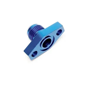 -10 AN Blue Oil Drain to Male Fitting (includes Viton O-ring).webp