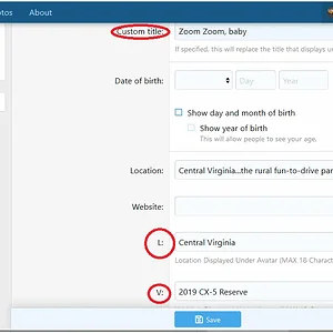 Location Vehicle account screenshot.webp