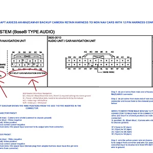 Rear camera pinout non nav radio mazda cx-9.webp