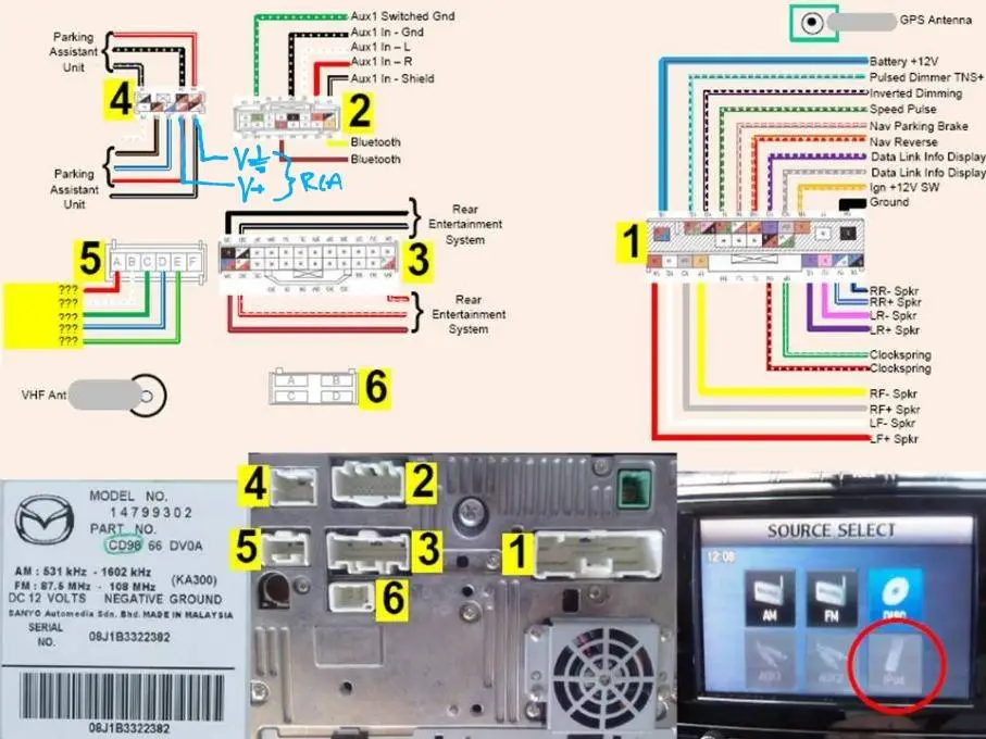 Mazda5 SanyoHead unit~2.jpg