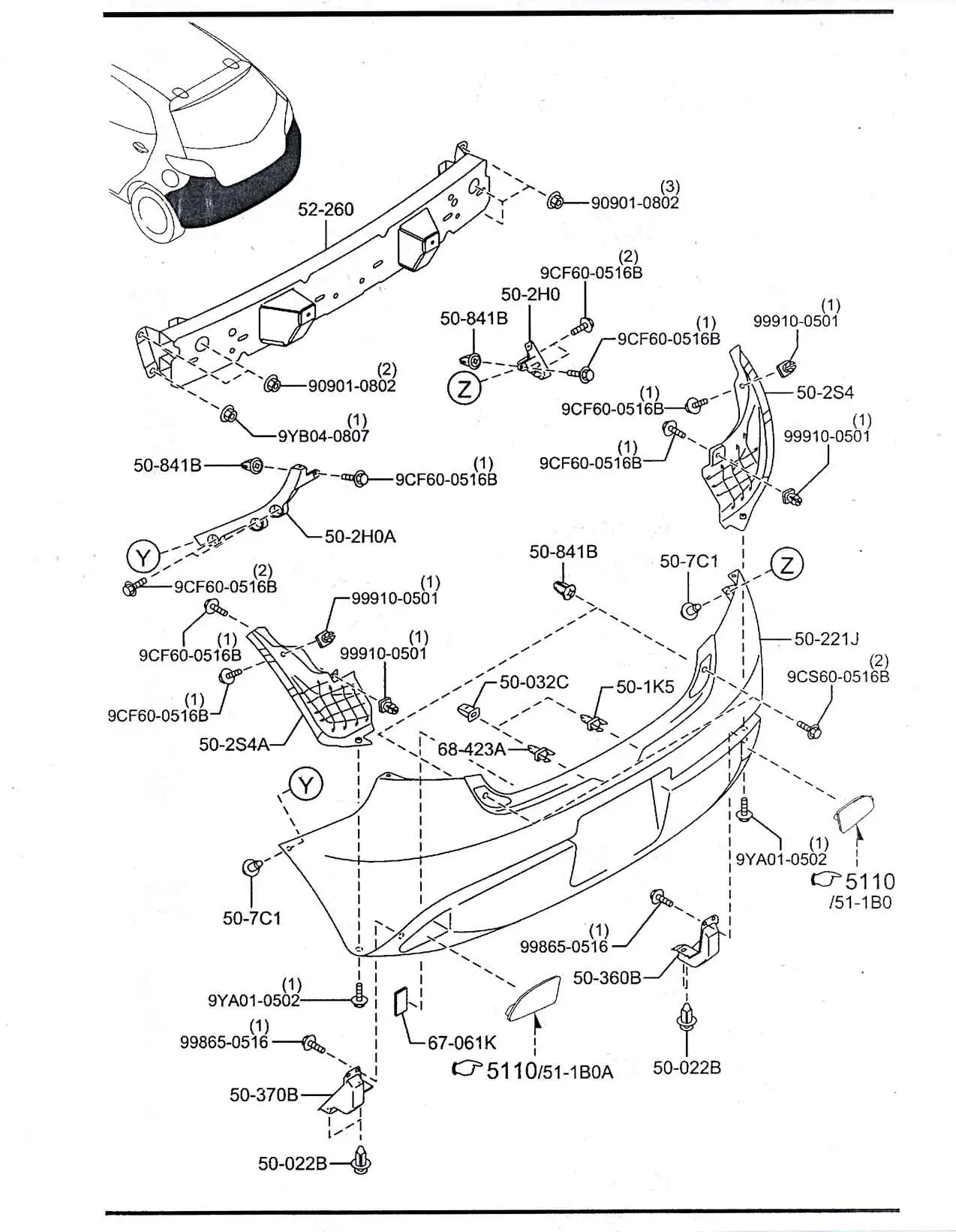 2011-12 Mazda 2 Rear Bumper Schematic.jpg