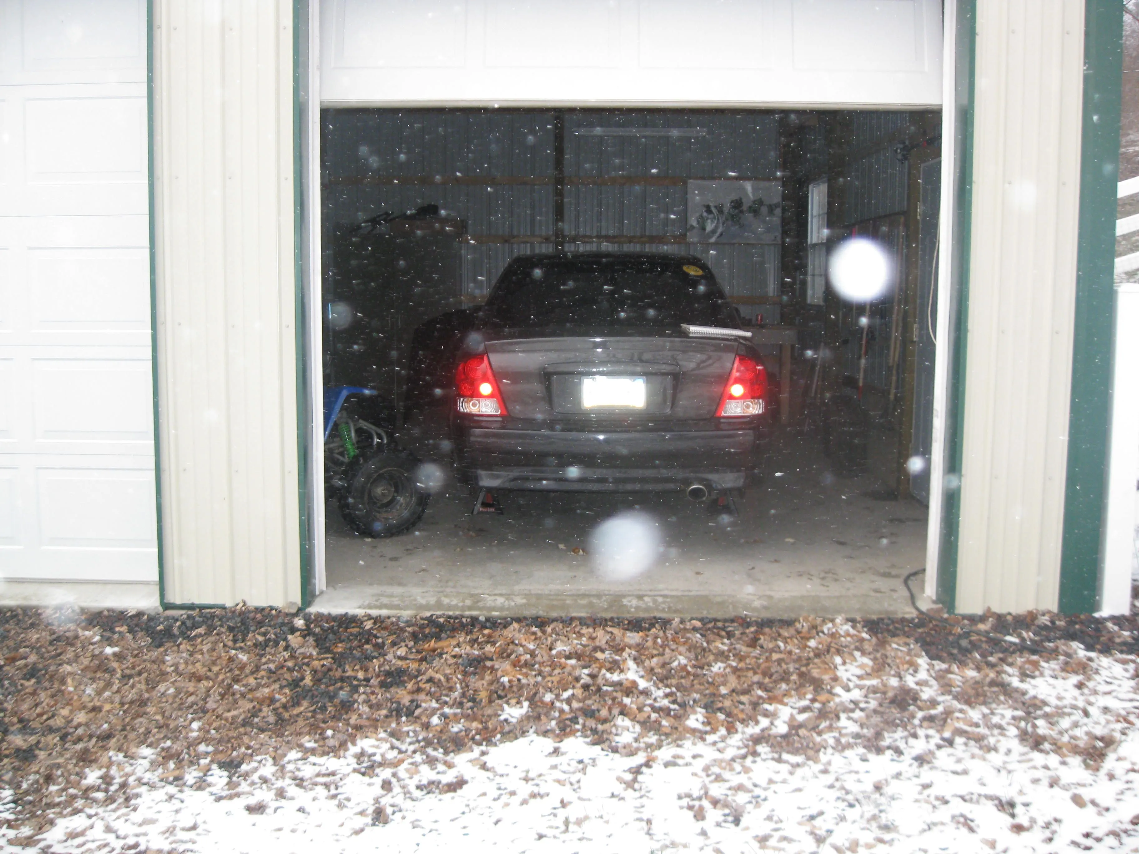 Car On Jackstands.JPG