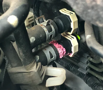 Heater Bottom Connector Leak 1.webp
