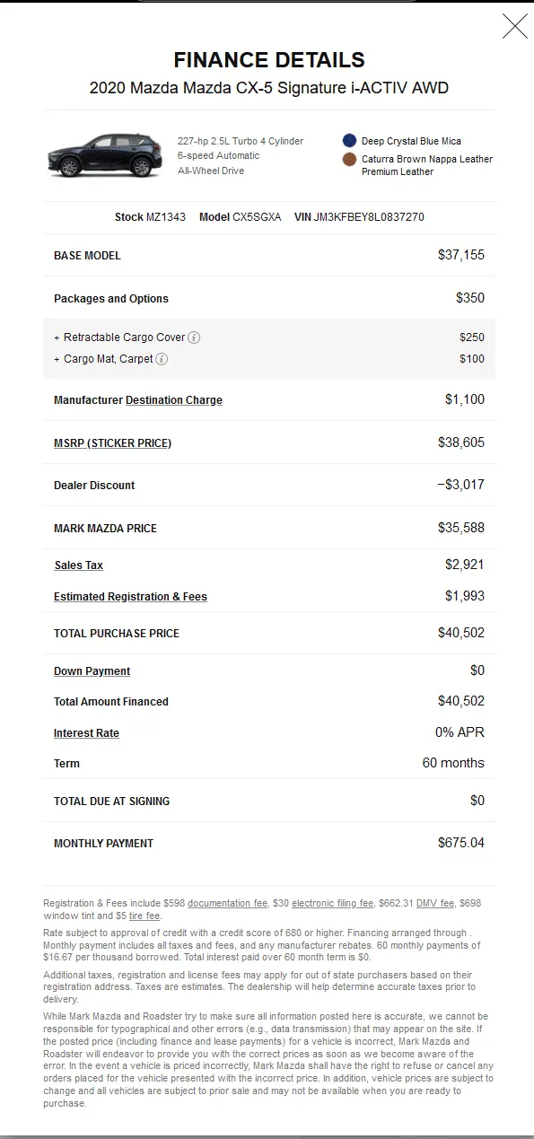 Mark Mazda Finance Details.PNG