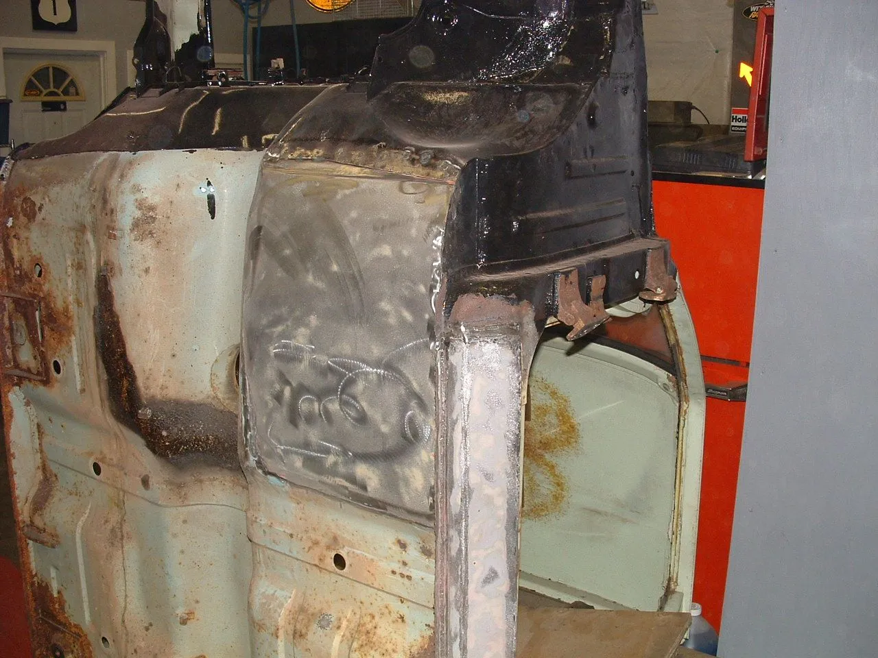 Mazda floor pan replaced 2.JPG