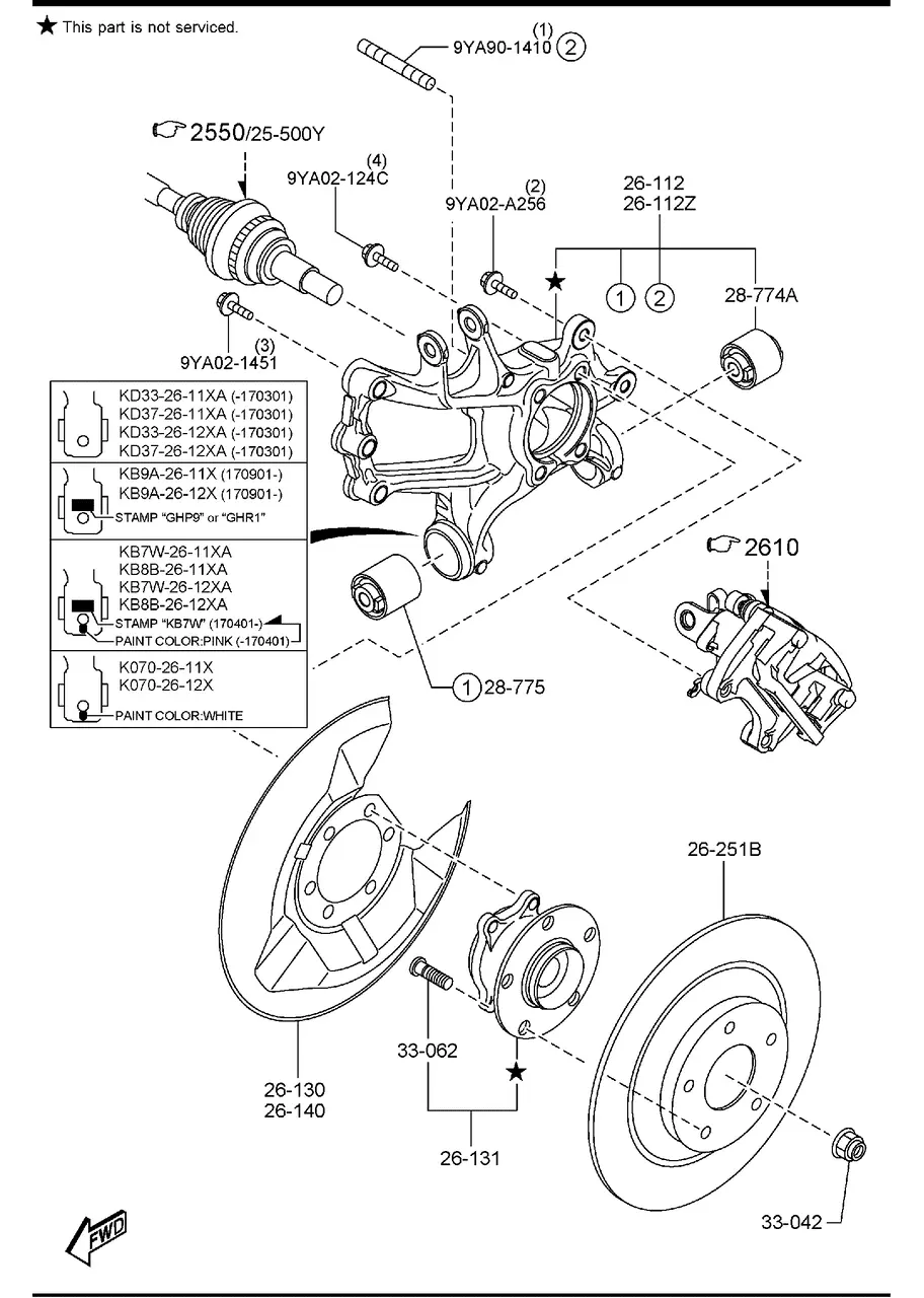 Mazda Steering knuckle diagram.png