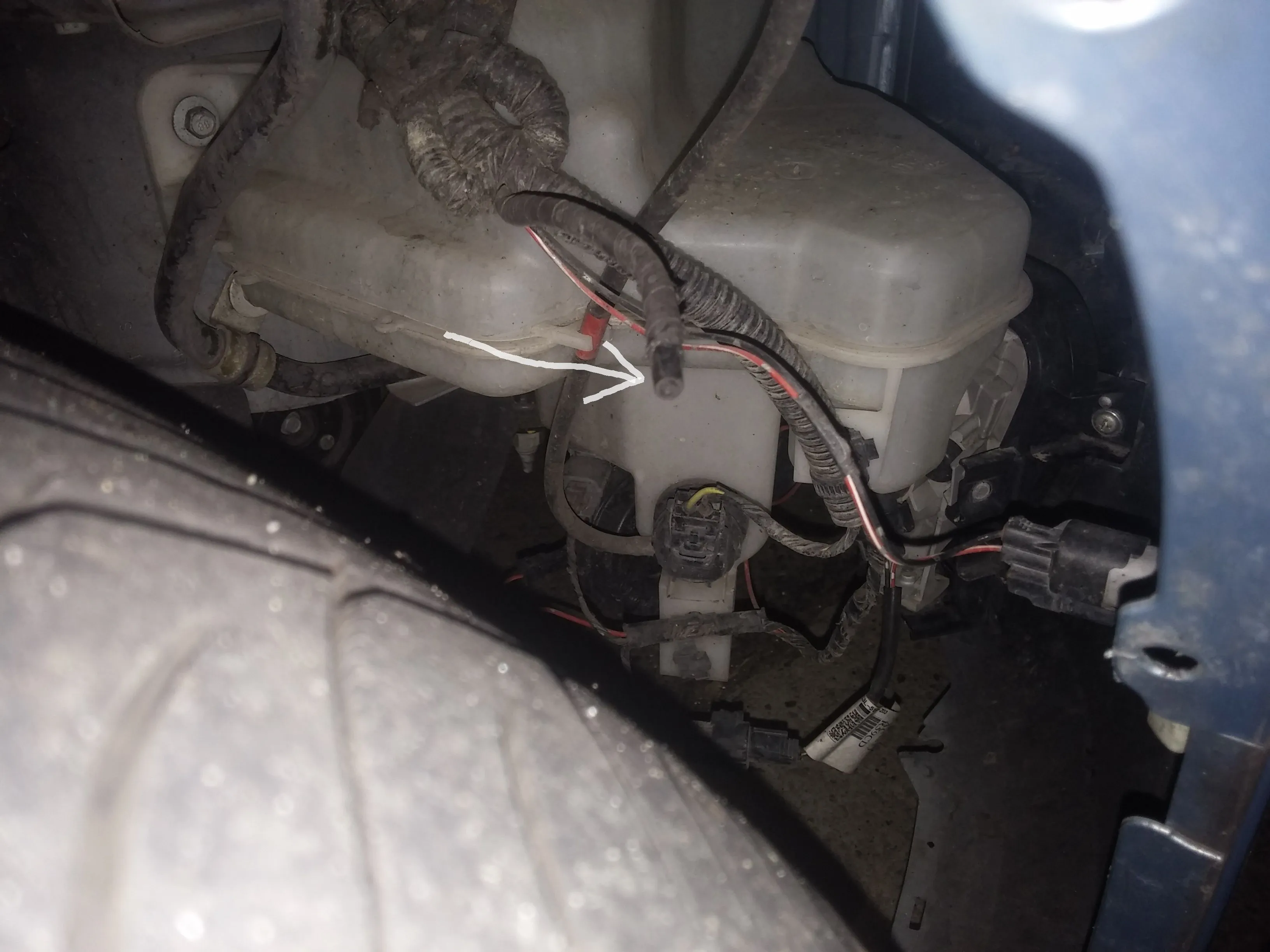 SNapped Wire Harness to ABS Sensor Cable.jpg