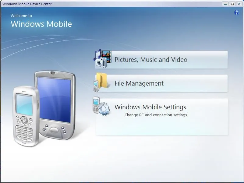 Windows Mobile Center.webp
