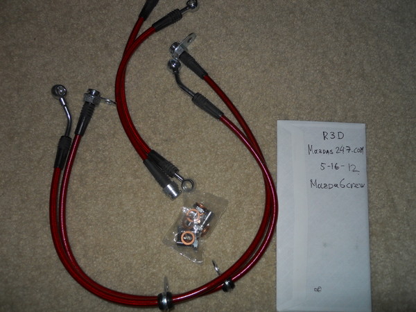 Techna-fit braided brake lines