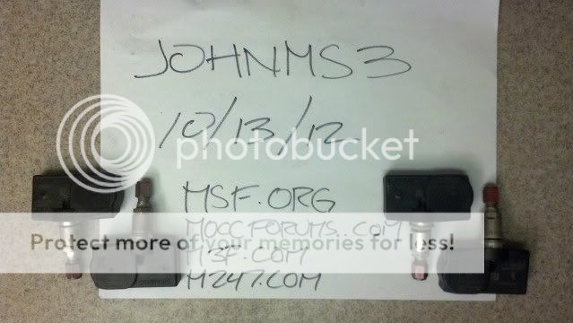 Hankook R-S3 245/40/18, OEM TPMS sensors w/ Rays Valve Caps