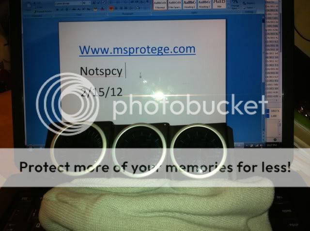 Up for sale are my old prosport gauges and single din pod