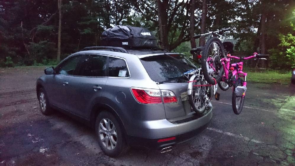 Trunk mounted bike rack | Mazdas247