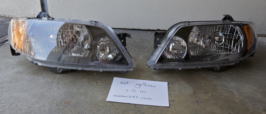 FS: protege headlights by Anzo