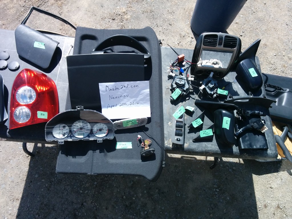 Parting out: 2002 Protege5 Black