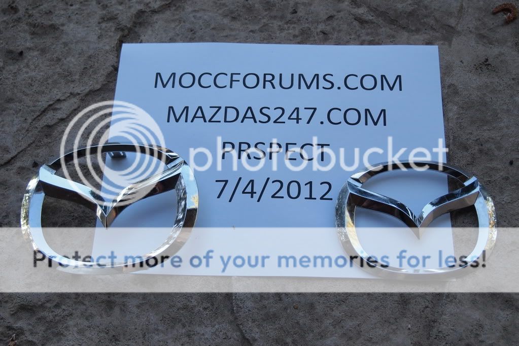 FS: Mazda front and rear emblem