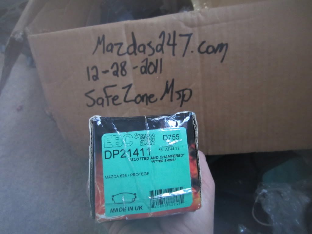 Front EBC Green pads 50 bucks shipped
