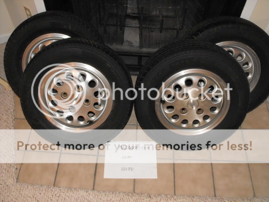 1988 Mazda 323 SE alloy wheels with 205/60-13 tires $180 obo